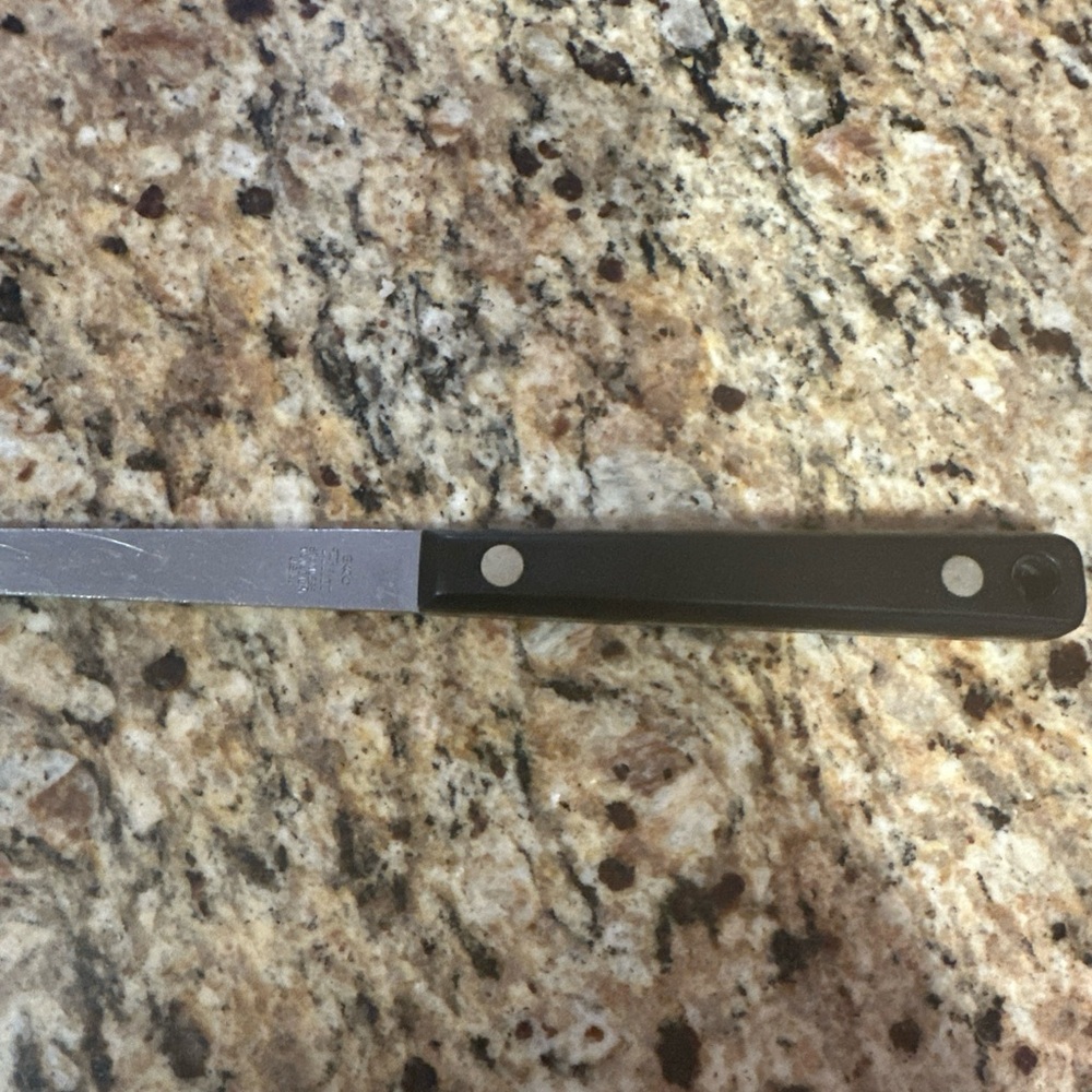 Ekco Flint Stainless Steel Cooking Spatula with Black Handle - Picture 4 of 6